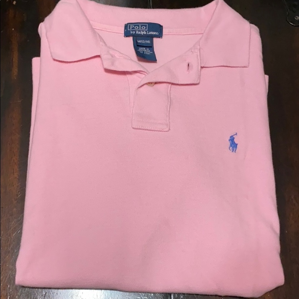 Pink Polo short sleeve